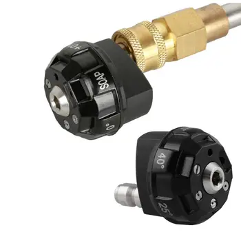 

Pressure Washer Nozzle Tips 6 in 1 Changeover 1/4 Inch Quick Connect Pressure up L9BC