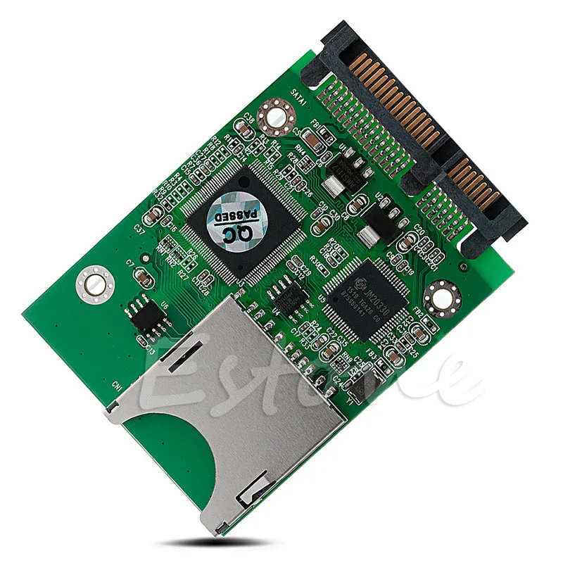 Sintech SD/SDHC/SDXC/MMC флэш-карта памяти на SATA адаптер как 2," SATA SSD-L059 горячий