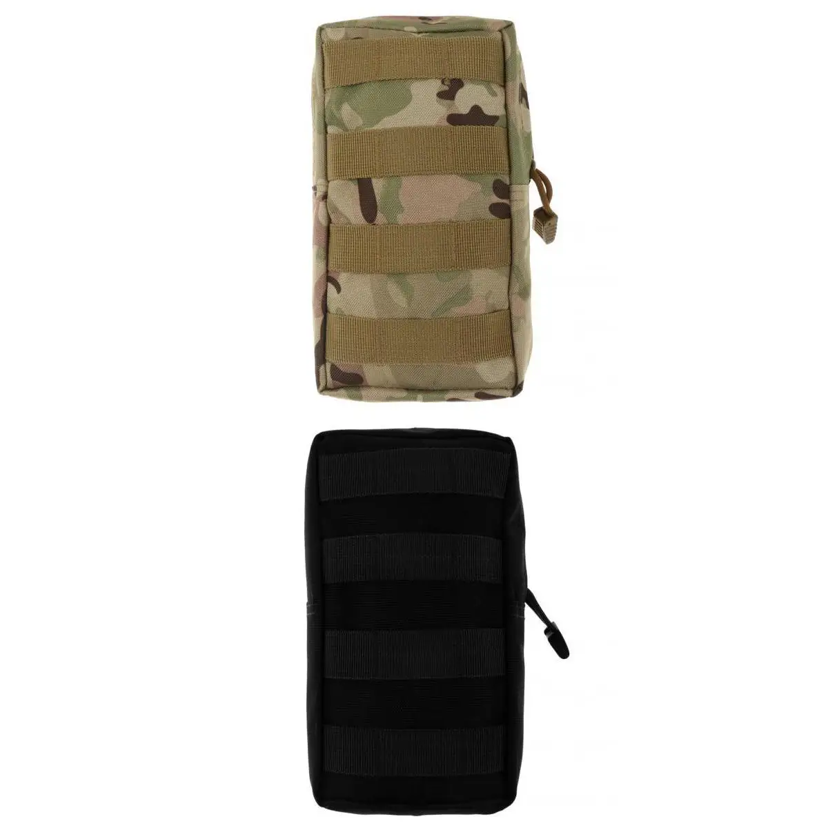 MOLLE Modular Utility Pouch Military Accessory Bag Black+ MOLLE Modular Utility Pouch Military Accessory Bag CP Camouflage
