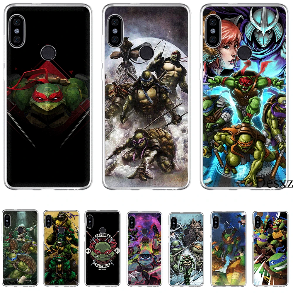

Silicone Mobile Phone Case For Xiaomi Redmi GO 7 S2 4A 4X 5 5A Plus 6 6A 7A K20 Pro Cover Protection Teenage Mutant Ninja Turtle