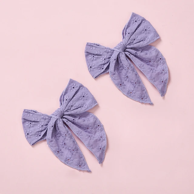 2Pcs Hair Pins For Baby Girls Hair Clips Bows Barrette Princess Clip Children Kinder Haar Accessoires Jacquard Hairpin Hairgrip 6