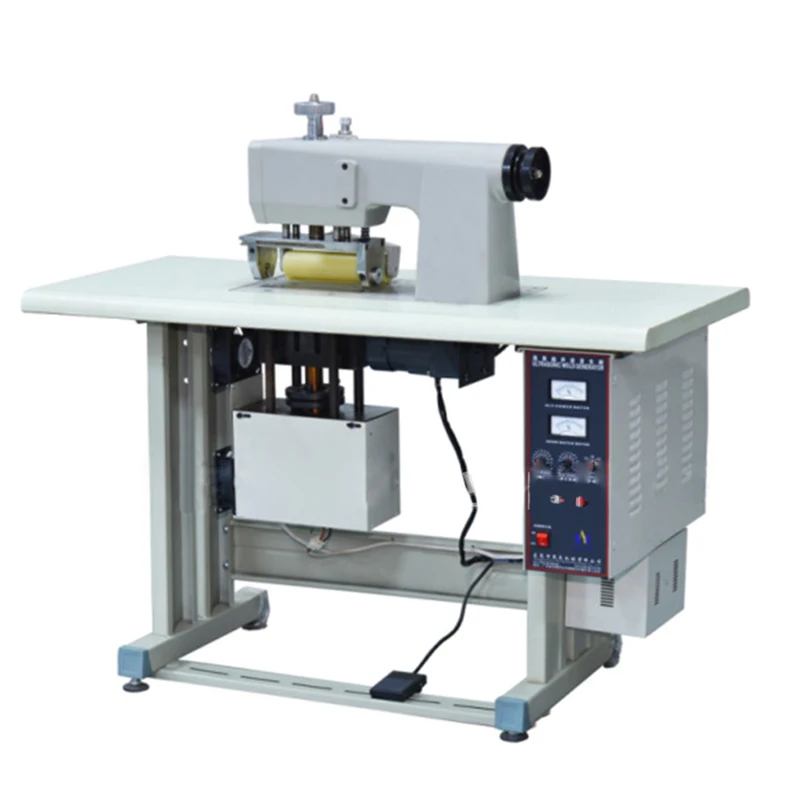 YBS-S200 скатерть занавес ультразвуковая швейная машина, ультразвуковая резка и тиснение синхронная машина