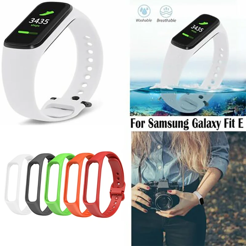 

Smart Watch Band Wrist Band Strap Fit e Watchband TPU Adjustable Bracelet Sports Replacement for Samsung Galaxy Fit-e Smart Band