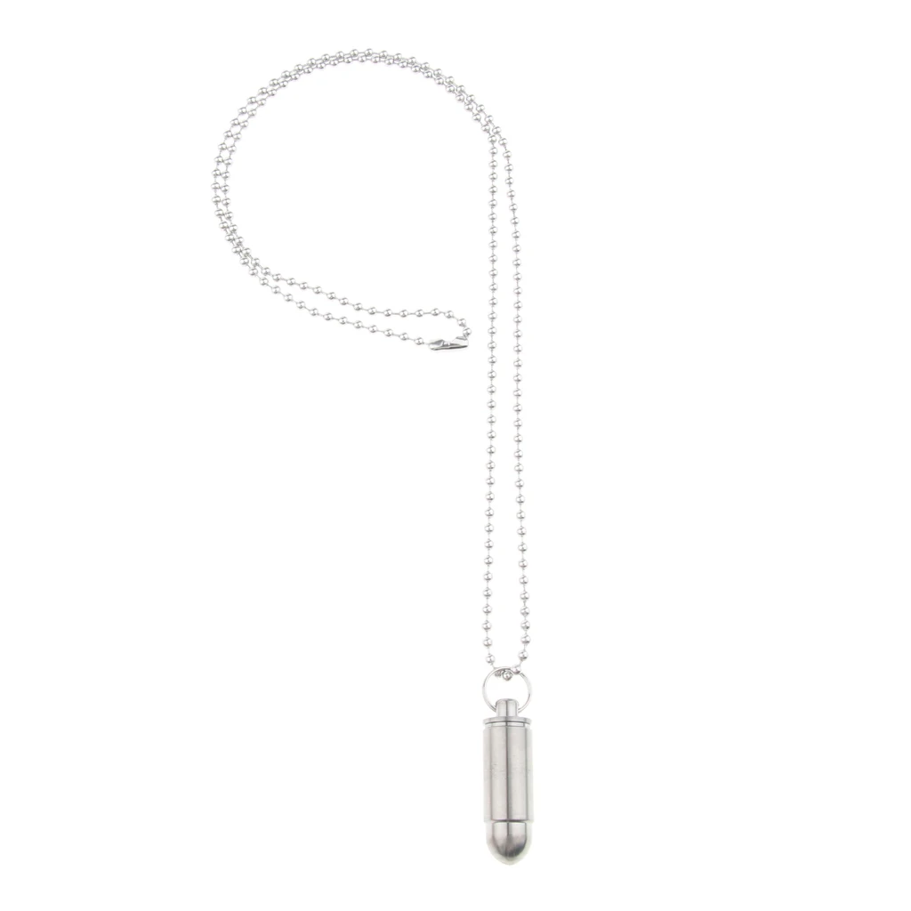 

Titanium Mini Pill Fob, Waterproof Keychain Pill Holder, Charm Pendant Pill Box, Ultra-lightweight