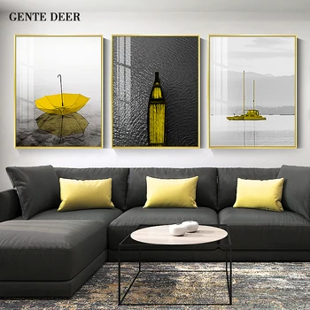 

Modern Still life Poster Canvas Painting Triptych Wall Art Picture Nordic Print Wall pictures living Room Posters Decor No Frame