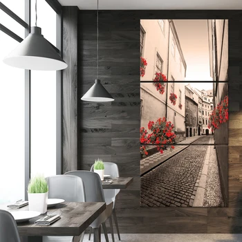 

Poster Nordic posters and prints pictures, used for living room interior art decoration pictures prints street flower landscape