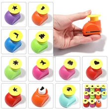 

1set Plastic Random Color Mini Different Style Hole Paper-cutting Punch For DIY Jewelry Making Scrapbook Accessories