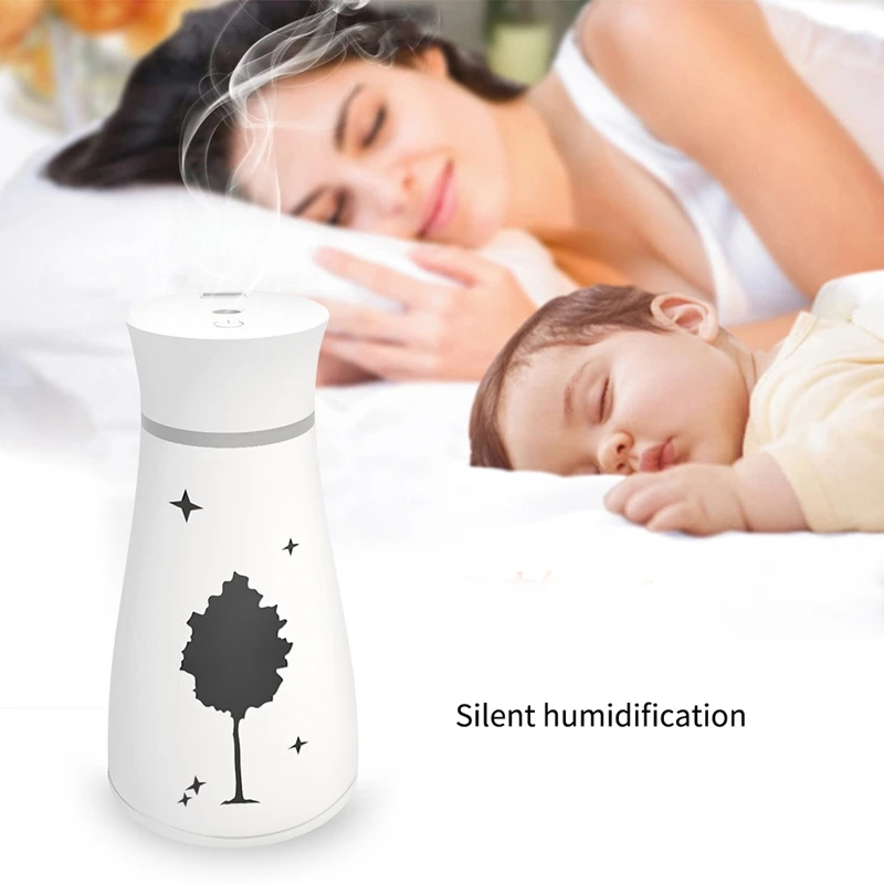 

200ml Aromatherapy Diffuser Maple Leaf Usb Air Humidifier Ultrasonic Essential Oil Diffuser With Led Light Mini Fan
