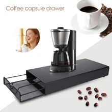 

40 Pods Coffee Drawers Capsules Holder Storage Box Stand Rack Practical Coffee Shelves for Nespresso Coffee Capsule Organizer