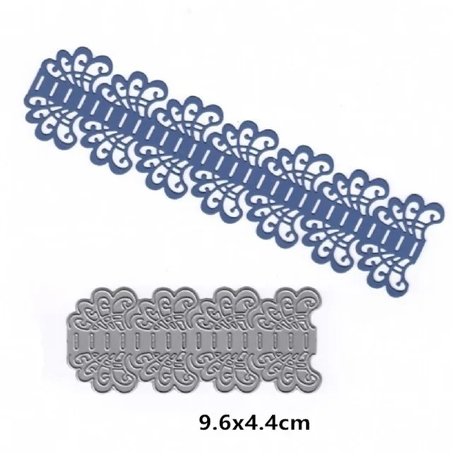 3 вида стилей кружева цветок край границы металла режущие штампы трафареты для DIY Скрапбукинг Декоративные ремесла тиснение бумажные карты