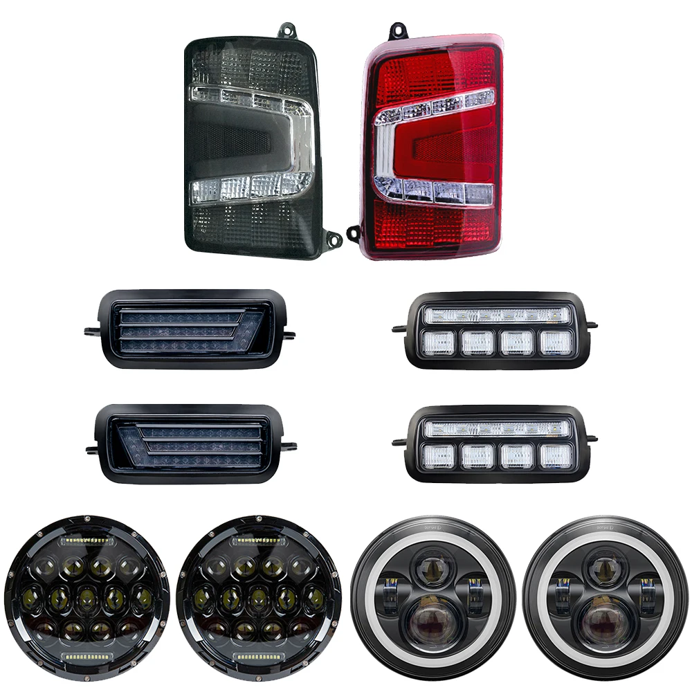 

For Lada Niva 4X4 1995-LED taillights with running turn signal PMMA / ABS plastic function accessories car styling tuning