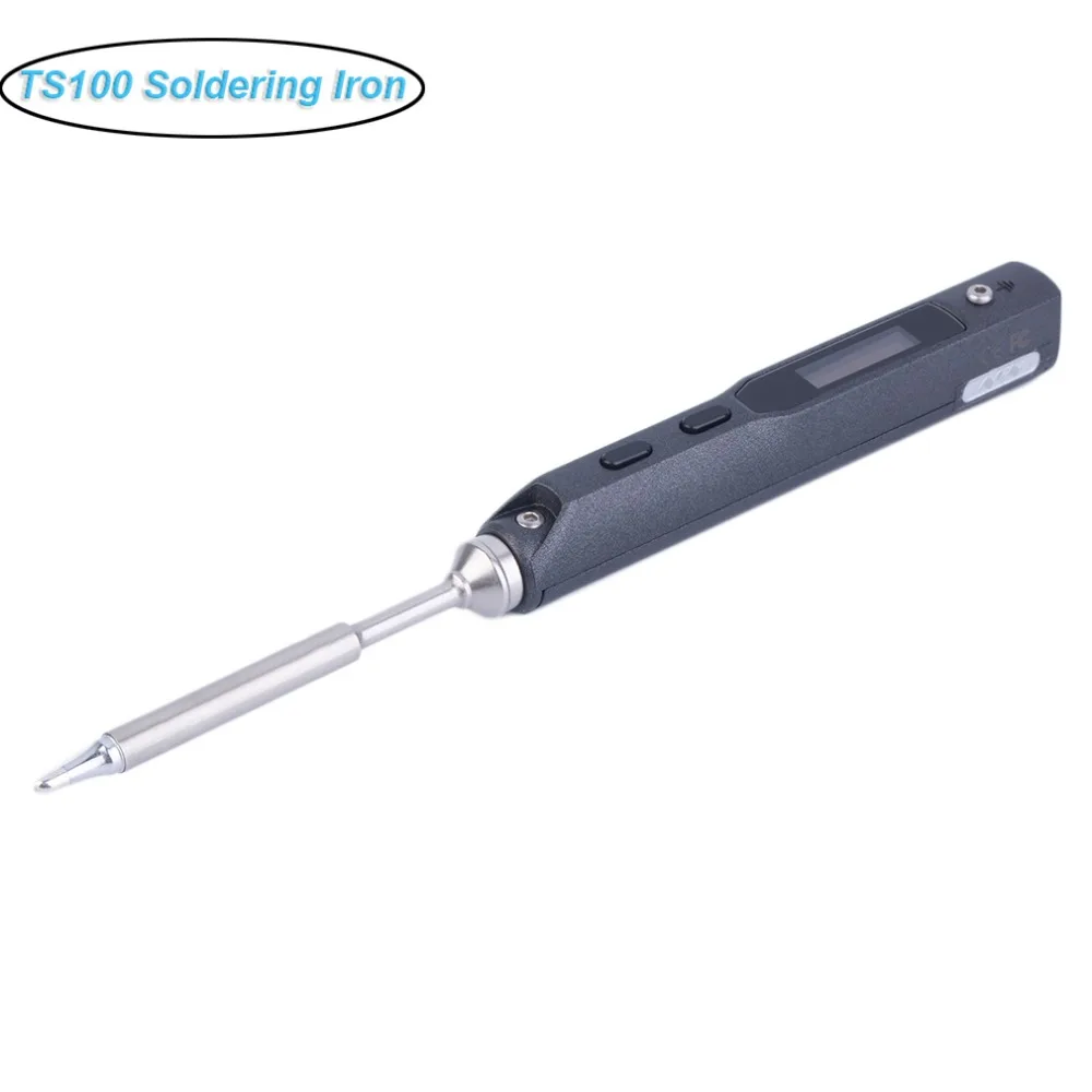 

New 1Set Mini Portable 65W Programmable TS100 Pen-type Electric Soldering Iron Adjustable Digital LCD Electric soldering iron