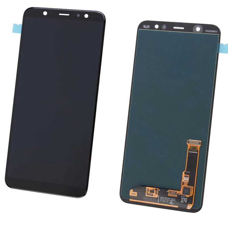 AMOLED/TFT lcd для samsung Galaxy A6 Plus A605 A6+ A605fd lcd дисплей кодирующий преобразователь сенсорного экрана в сборе Замена 6,0"