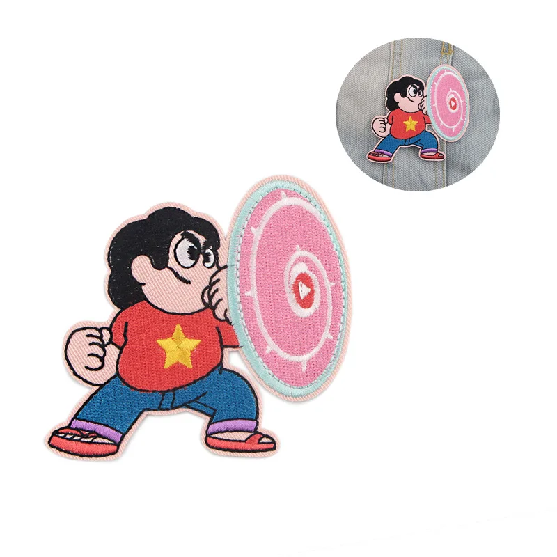 

R955 1pcs Cartoon Sticker For Clothing Applications Patches On Clothes Iron Embroidered Patch For Backpack Badge