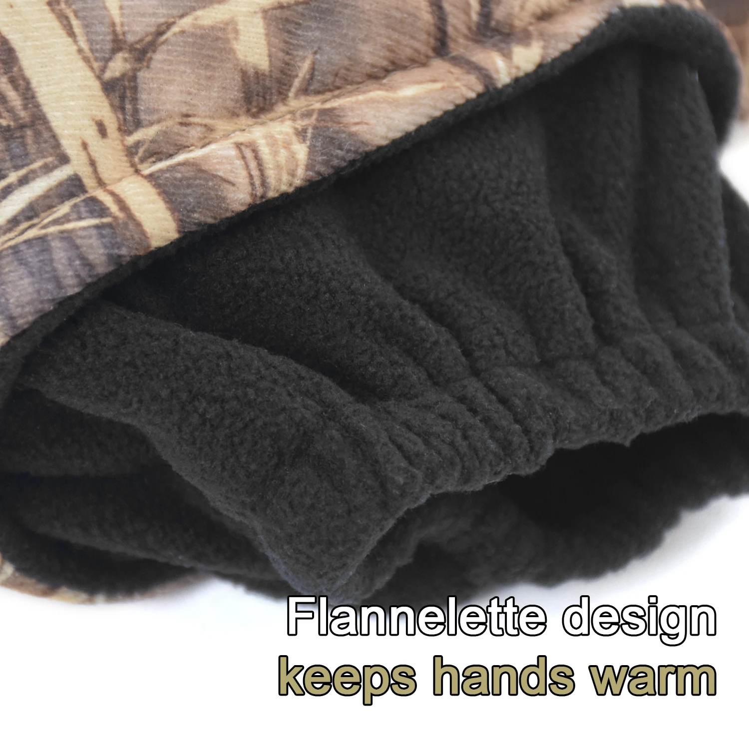 Tactical camouflage Hand Warmer Muff with Adjustable Waist Band Belt and Storage Pocket for Hunting Fishing Outdoor in winter