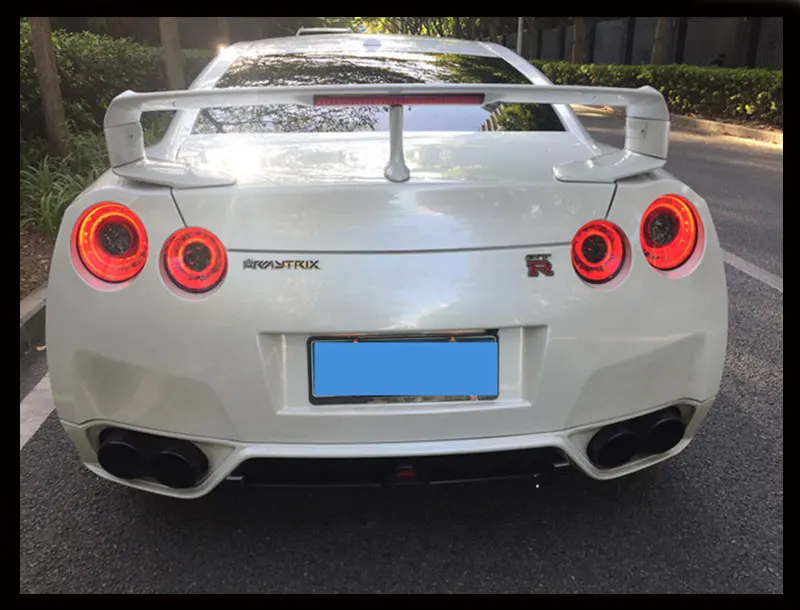 Car Styling for Nissan GTR Taillights 2007- for GTR LED Tail Lamp+Turn Signal+Brake+Reverse LED light