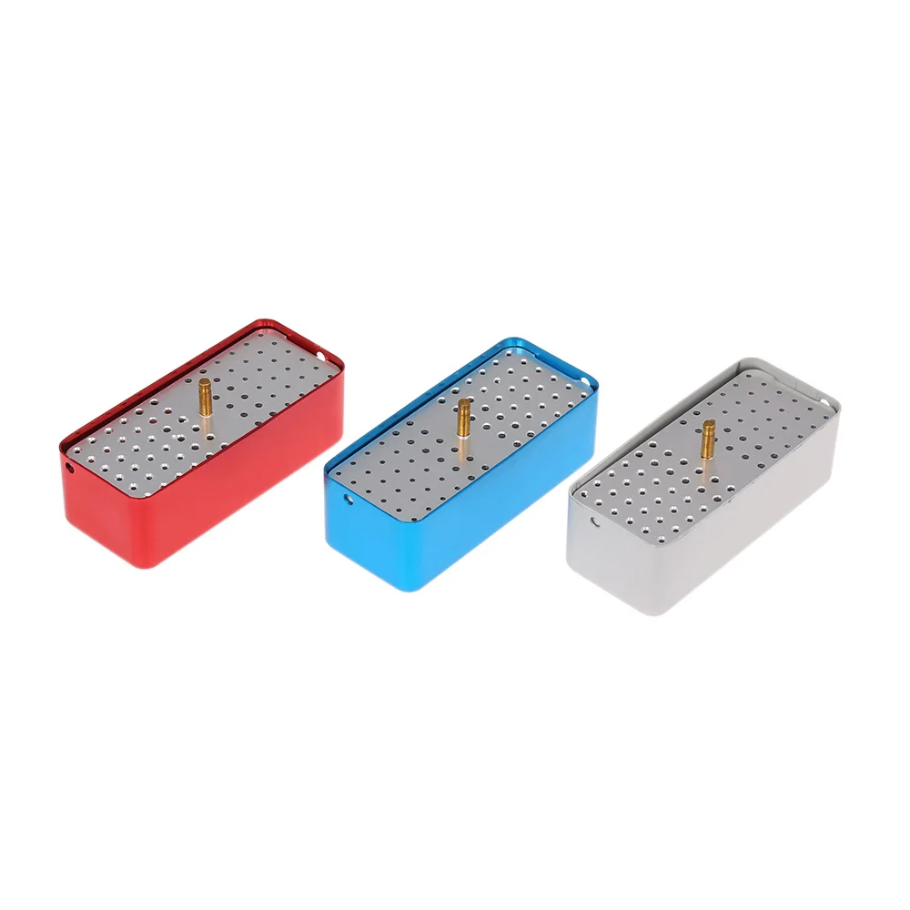 

72 Holes Autoclave Sterilizer box Burs Dental Disinfection Endo Files Holder Box For Oral Care Tool