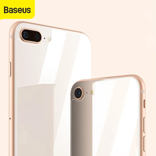Защитное стекло Baseus для задней панели iPhone 8 закаленное 0 3 мм 8Plus ультратонкая