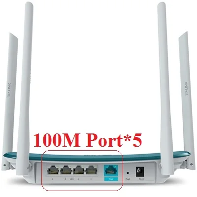 Chin-Firmware, 4 антенны TP-LINK беспроводной маршрутизатор 802.11AC 1200 Мбит/с двухдиапазонный гигабитный AC1200 WiFi маршрутизатор 2G 300 Мбит/с 5G 867 Мбит/с - Цвет: Green-100M