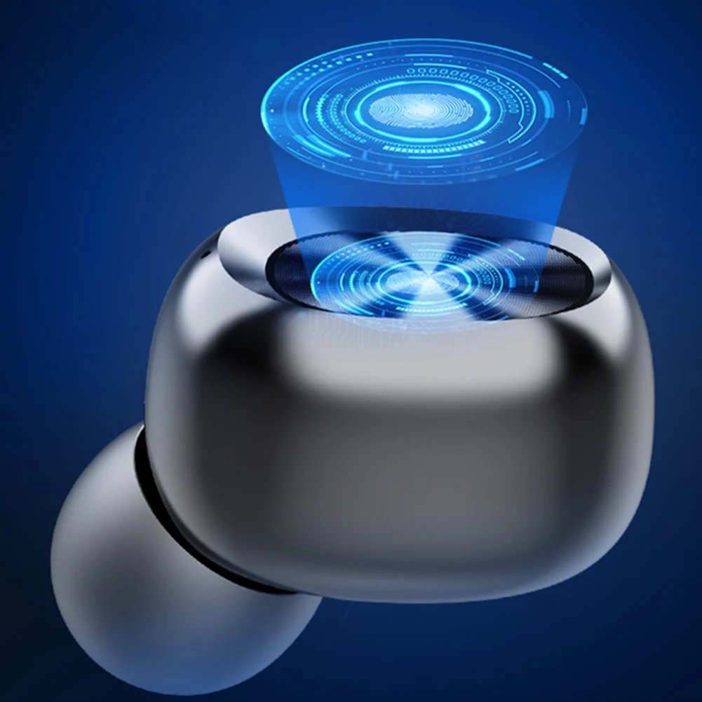Bluetooth 5 0 Wireless Touch Control Headset LED Power Display Waterproof HIFI Stereo Sounds Auto Pairing Sports Earphones