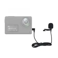 Портативный микрофон с зажимом для SJ-CAM SJ6 SJ7 SJ360 Экшн-камера 1,5 м микрофонные кабели