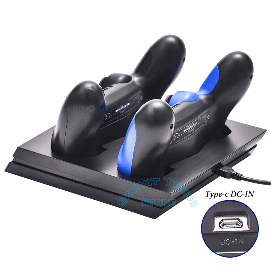2020 PS4 Pro тонкий контроллер зарядное устройство Подставка PS 4 подставка для