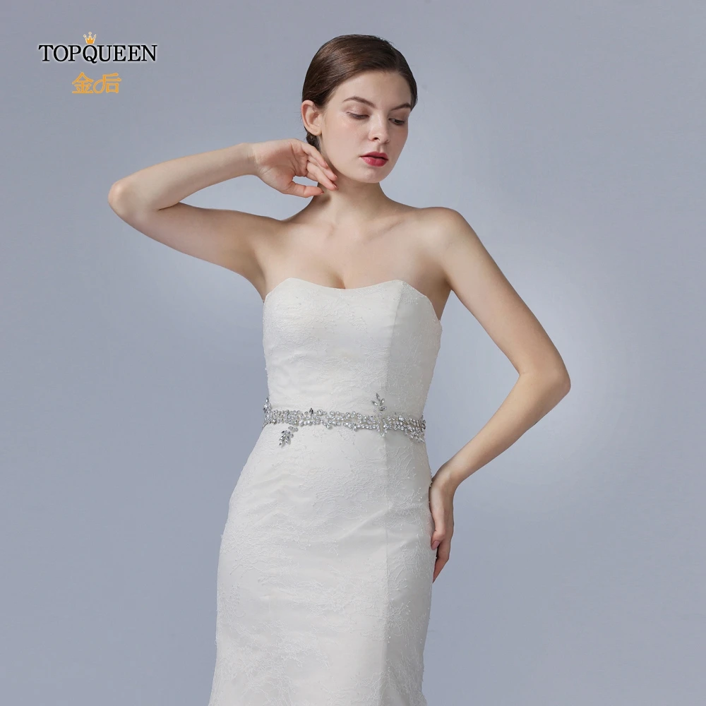 TOPQUEEN SH259 стразы свадебный пояс Фиолетовый Стразы Свадебный Пояс синий пояс фиолетовый цветочный свадебный пояс белый пояс для невесты