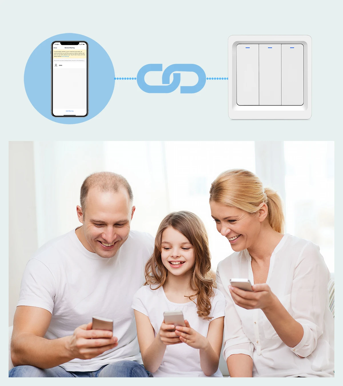 parede com botão de pressão 100-240v, fio