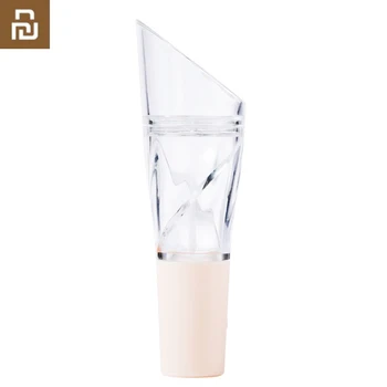 

Youpin JordanJudy Acrylic Fast Wine Decanter Mini Portable Wine Filter Air Intake Bottle Pourer Aerator 2 In 1 for Family Bar