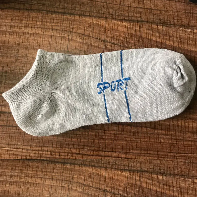 1 пара мужских спортивных носков удобные нескользящие повседневные короткие