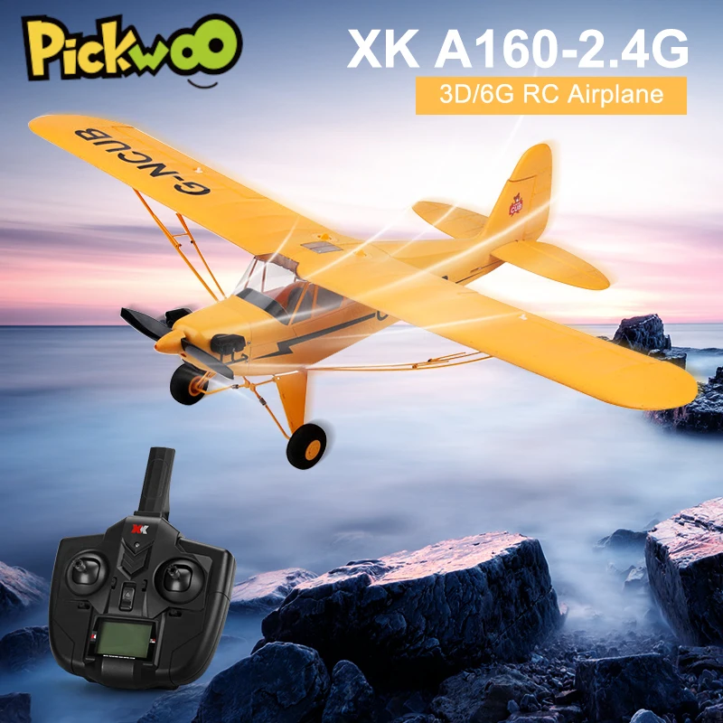 Best XK A160 RTF EPP RC Drone Remote Radio Controlled Aircraft Model RC Airplane Foam Air Toy Plane 3D/6G System 650mm Wingspan Kit