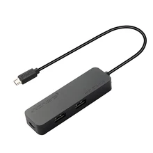 Acasis usb-хаб 4 порта USB 2,0 Разветвитель переключатель с порт зарядки Micro USB Для iMac компьютер Ноутбук аксессуары OTG концентратор USB