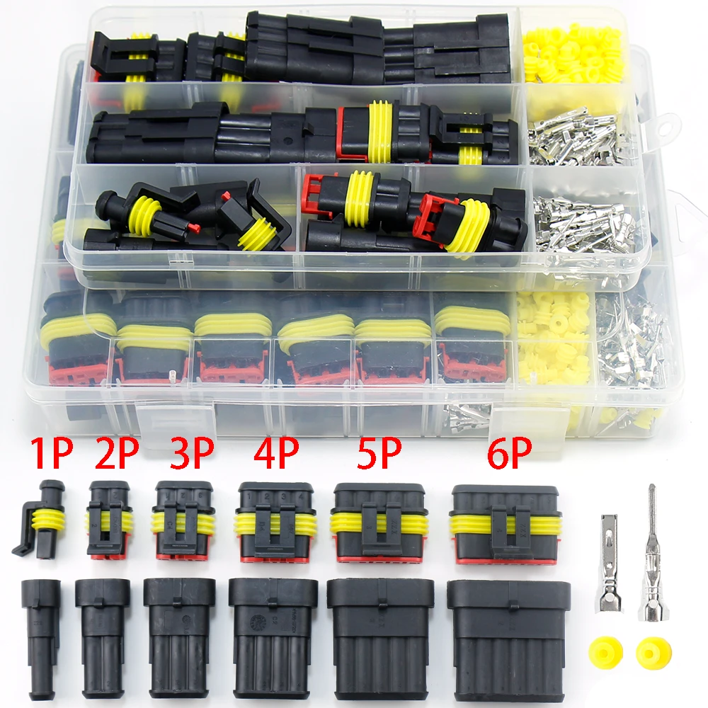 Waterproof Connectors Kit Automotive Solder Wire Quick Connector