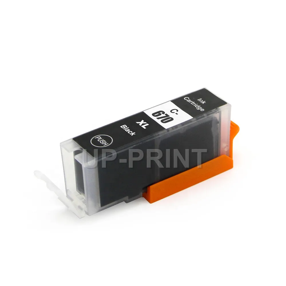 До 3 шт. PGI670 Черный чернильный картридж совместим с Canon MG5760 MG5765 MG5766 MG6860 MG6865 TS6060 TS5060 TS9060 TS8060