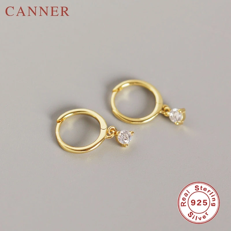 gold 5 925 пробы серебряные серьги-кольца для женщин, очаровательные геометрические серьги INS, минималистичные циркониевые серьги с Луной/ракушкой/глазом дьявола, Золотые серьги - Окраска металла: gold 5