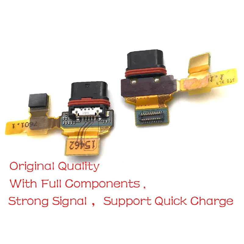 Для sony Xperia Z5 Compact Mini E5803 E5823 USB док-коннектор, зарядный порт гибкий кабель, сменные детали