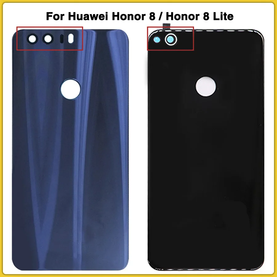 Новая крышка батарейного отсека для Huawei Honor 8 Lite корпус задняя с наклейкой|Корпусы