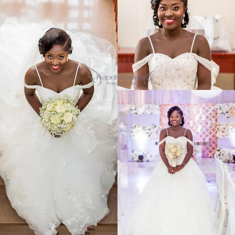 

2019 Luxury South African Sweetheart Mermaid Wedding Dresses Beads Plus Size Arabic Country Bridal wedding Gown Vestido de novia