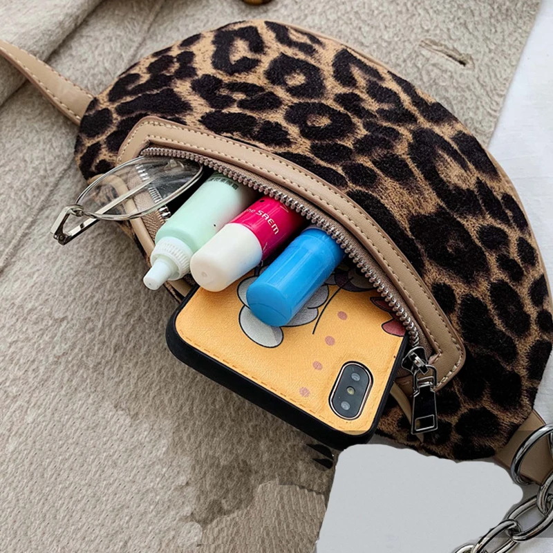 Женская поясная сумка, модная сумка через плечо с леопардовым принтом, высокое качество, поясная сумка, водонепроницаемая сумка на груди