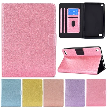 

Tablet Cover For Amazon Fire 7 Fire7 Glitter Leather Case For Coque Amazon Kindle Fire 7 Fire7 2015 2017 2019 7.0 Cover Cases