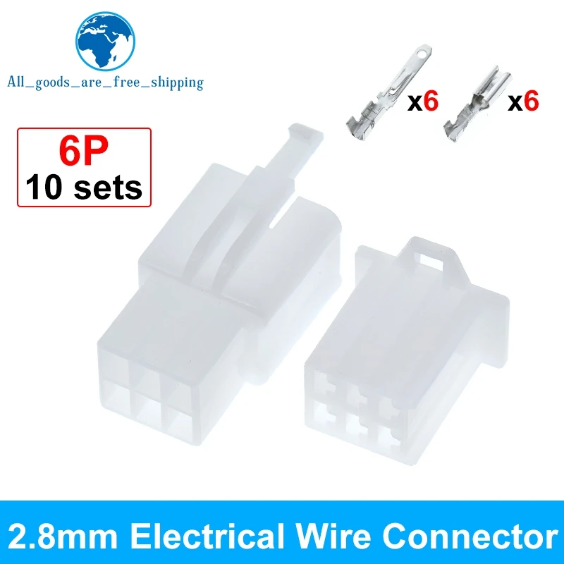10set 2,8mm 2/3/4/6/9 Pin Automotive 2,8 Elektrische Draht Stecker Männlich Weiblich Terminal-Block Kabel Stecker Kits – Detail 9