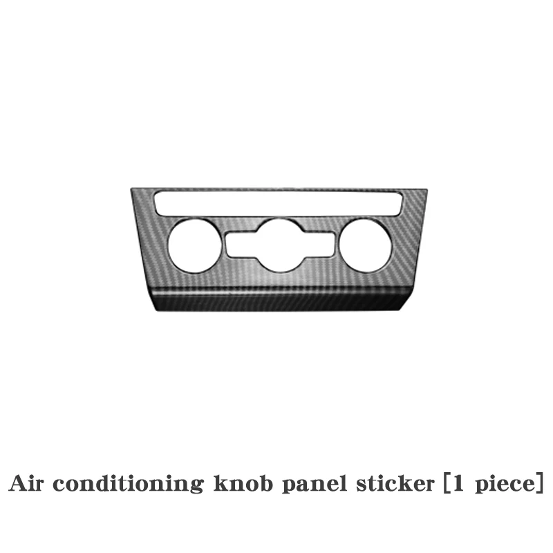 Для Passat B8 хром для украшения интерьера декоративная деталь arteon углеродное волокно автомобиля Наклейка Центральная панель управления