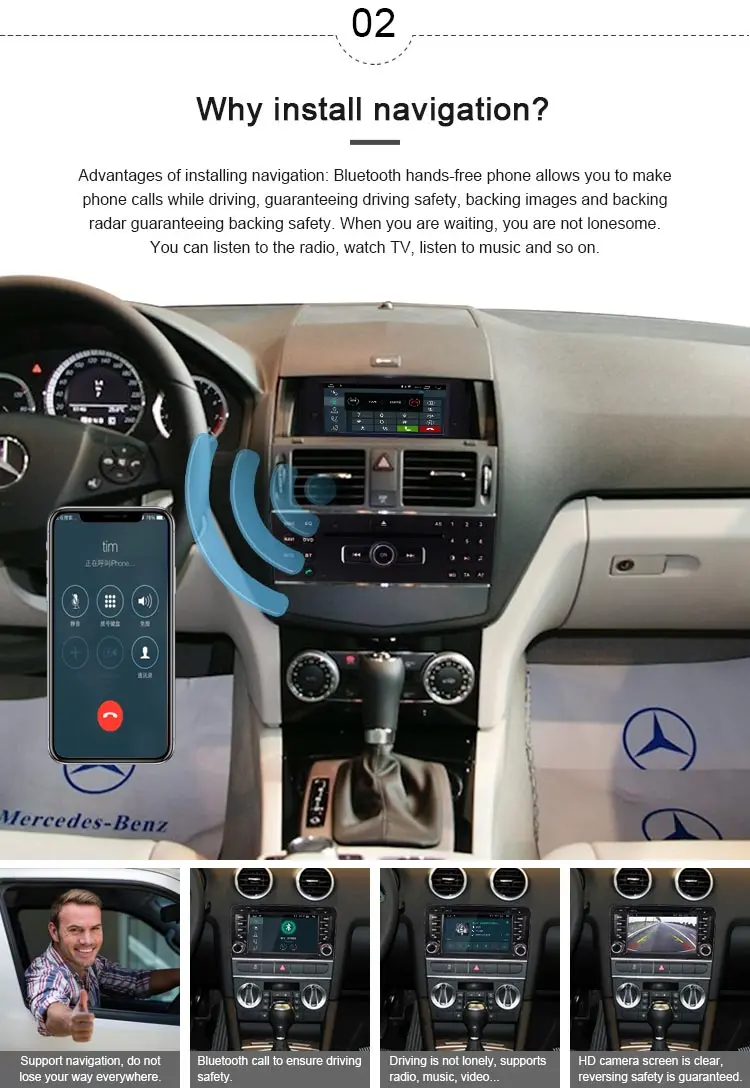 JDASTON Android 10 в Dash 2Din автомобильный dvd-плеер для Mercedes Benz C200 C180 W204 2007-2010 Автомобильный gps Радио Аудио мультимедиа стерео
