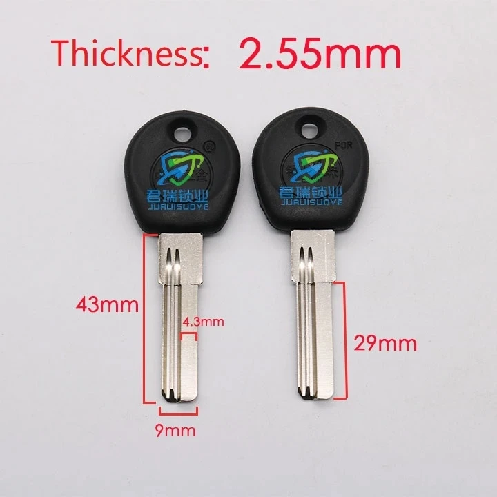 

10pcs x unopened civil key embryo House Key Blade Replacement Length 43mm JF040