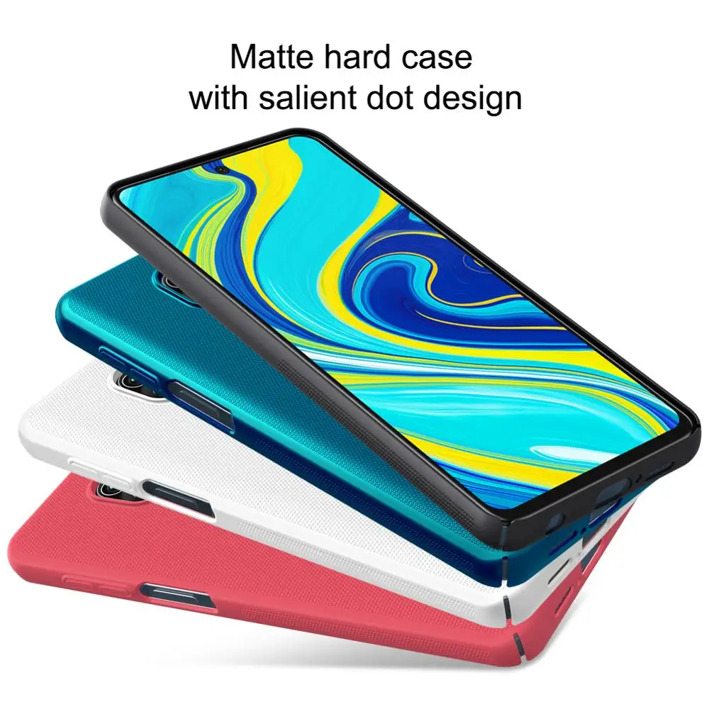 for Xiaomi Redmi Note 9 Pro Max 9s Case Casing Nillkin Frosted Hard PC Textured Slide Camera Lens Protect Soft Silicon Cover Bag for Xiaomi Redmi Note 9 Pro Max 9s Case Casing Nillkin Frosted Hard PC Textured Slide Camera Lens Protect Soft Silicon Cover Bag