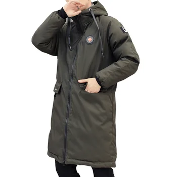 

New long parkas winter jacket men 2020 warm Windproof Casual Outerwear Padded Cotton Coat Big Pockets High Quality Parkas Men