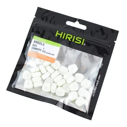 30 Piece Multicolor Pop-Up Soft Artificial Corn Fishing Bait Set (White)