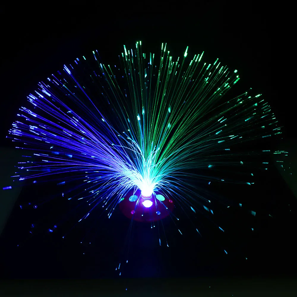 LED Fiber Optic Night Light Lamp Colorful Home Party Decor Kid Children Toy Gift 
