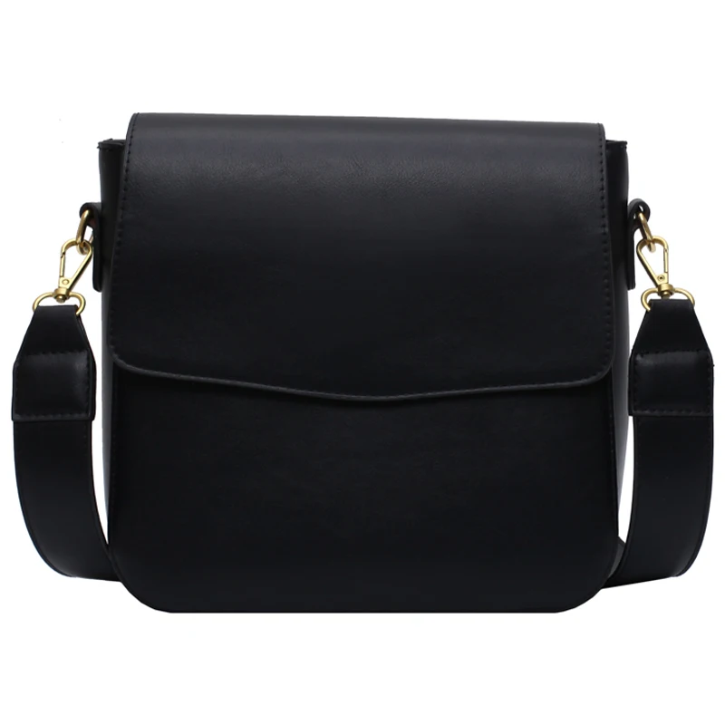 

191219 iVog New Arrival Everyday Ladies Small Shoulder Crossbody Handbag Black Fashion PU Hand Bags for Women 2019