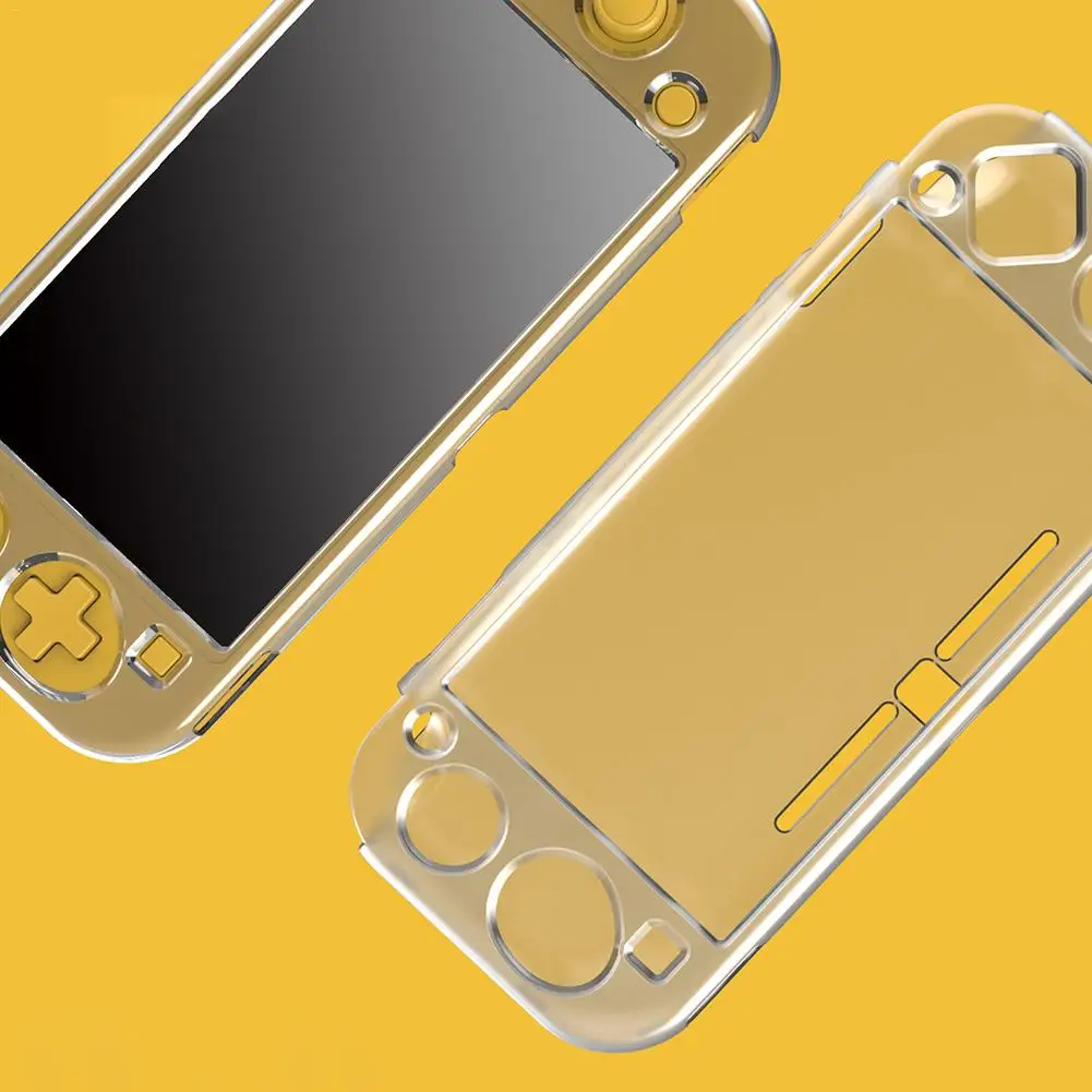 

Protective Case For Nintendo Switch Lite Transparent PC Anti-drop Mini Game Cover Crystal Cases For Switch Lite Dual Card Slot